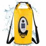 Northpoint Drybag mit Bluetooth Lautsprecher und Beleuchtung Notlicht Wasserdichter Rucksack Outdoor