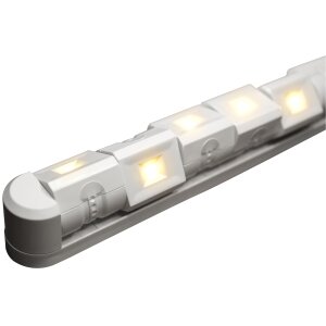 LED Sensorleuchte 180° 6x Leuchten Lichtleiste Dämmerungssensor Bewegungsmelder