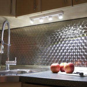 LED Sensorleuchte 360° LED Lichtleiste mit Dämmerungssensor und verstellbarem Bewegungsmelder