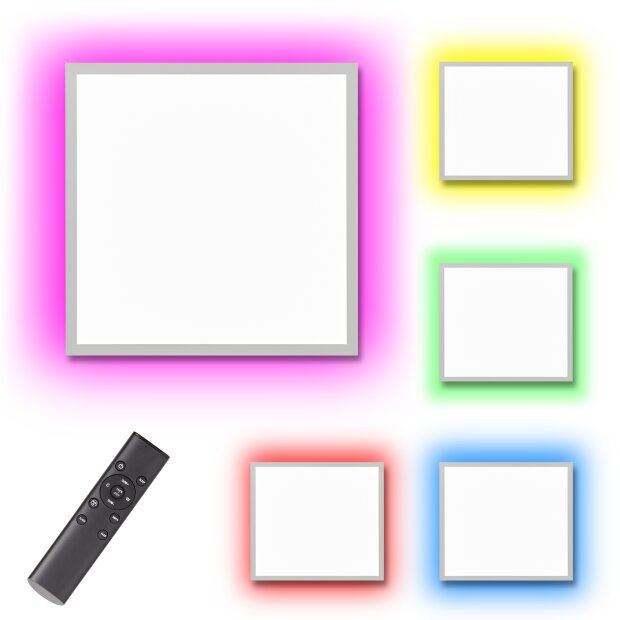 LED Panel 15W Warmweiß / Kaltweiß Mood RGB Hintergrundbeleuchtung Fernbedienung - Quadrat 45x45 15W