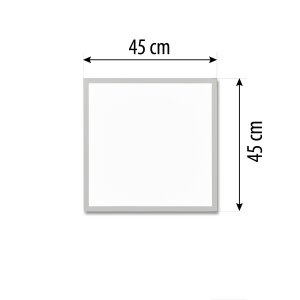 LED Panel 15W Warmweiß / Kaltweiß Mood RGB Hintergrundbeleuchtung Fernbedienung - Quadrat 45x45 15W