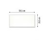 LED Panel 15W Warmweiß / Kaltweiß Mood RGB Hintergrundbeleuchtung - Rechteckig 60x30 15W