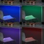Aufladbarer LED Streifen 100cm Farbwechsel Bewegungsmelder Innenbereich Schrankleuchte 1100mAh RGB