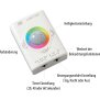 Aufladbarer LED Streifen 100cm Farbwechsel Bewegungsmelder Innenbereich Schrankleuchte - RGB Bunt