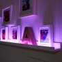 Aufladbarer LED Streifen 100cm Farbwechsel Bewegungsmelder Innenbereich Schrankleuchte - RGB Bunt