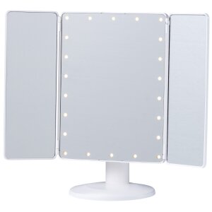 LED Kosmetikspiegel mit Standfuß, verstellbarer...