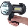 Aufladbarer LED Akku Handstrahler Taschenlampe Baustrahler Baulampe 10W 4400mAh Powerbank