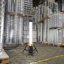 LED Turm Baustrahler Arbeitsstrahler mit 360° Lichtauslass 50W Leistung 110cm hoch