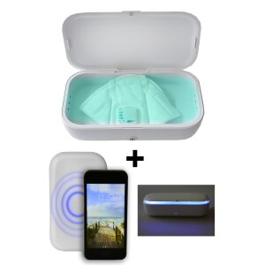 UV Desinfektionsbox UV-Sanitizer Sterilisator...