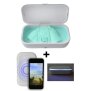 UV Desinfektionsbox UV-Sanitizer Sterilisator Reinigungsgerät Wireless Charger
