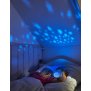 Northpoint LED Plüschtier Sternenprojektor Nachtlicht mit 13 Schlummermelodien / waschbar / Lautstärke einstellbar Igel