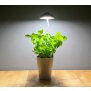 LED 7W Pflanzenleuchte Pflanzenlampe Pflanzenbeleuchtung 70cm Teleskopstab Grau