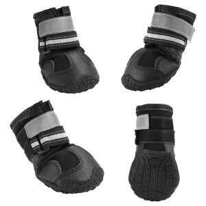 NorthPET Pfotenschutz für Hunde Hundeschuhe 4er Set mit Aufbewahrungsbeutel