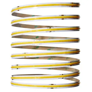 LED COB Streifen Band Strip 3 Meter 24W warmweiß 3000K kürzbar mit Netzteil