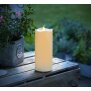LED Outdoor Kerzen wasserfest mit Timer-und Flackerfunktion flammenlose Kerze Ø7cm x 15cm - Groß