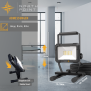 LED Blackline Baustrahler mit Standfuß - 20W