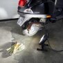 LED Blackline Baustrahler mit Standfuß - 30W