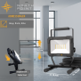 LED Blackline Baustrahler mit Standfuß - 30W