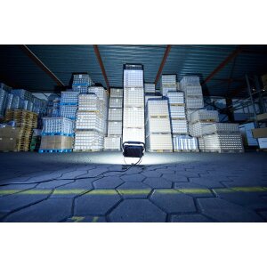 LED Blackline Baustrahler mit Standfuß - 100W