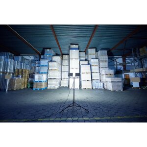 LED Blackline Doppelbaustrahler mit Stativ - 2x100W