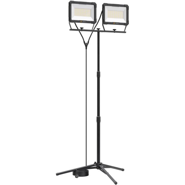 LED Blackline Doppelbaustrahler mit Stativ - 2x150W