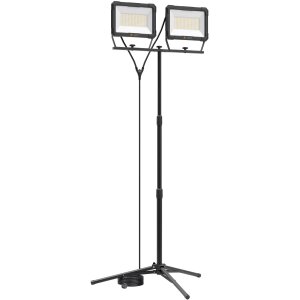 LED Blackline Doppelbaustrahler mit Stativ - 2x150W
