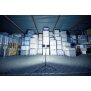 LED Blackline Doppelbaustrahler mit Stativ - 2x150W