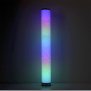 LED Lichtsäule Stehlampe Sternenmuster 100cm Digitale LEDs dimmbar Farbwechsel mit Fernbedienung integrierter Soundsensor