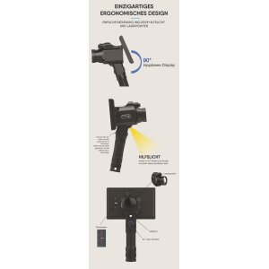 Wärmebildgerät AKIR-01 Wärmebildkamera mit Hot-Tracking-Funktion im praktischen Tragekoffer