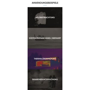 Wärmebildgerät AKIR-01 Wärmebildkamera mit Hot-Tracking-Funktion im praktischen Tragekoffer