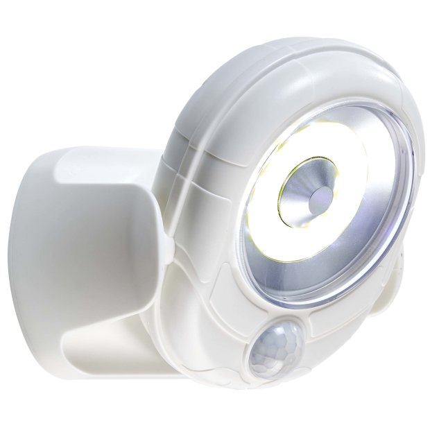 Northpoint LED Batterie Spot Strahler mit Bewegungsmelder kaltweiß, kabellos, Innenbereich und geschütze Außenbereiche, 120° Erfassung und 3m Reichweite, 6500K Farbtemperatur