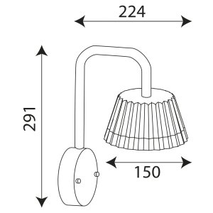 LED Aluminium Außenwandlampe Wandleuchte Terassenleuchte 10W zur Wandmontage