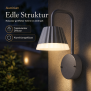 LED Aluminium Außenwandlampe Wandleuchte Terassenleuchte 10W zur Wandmontage
