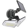 LED Strahler mit Solar Panel Außen mit Hochfrequenz Bewegungsmelder, Solar Panel Monokristallin, 2W