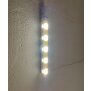LED Batterie Sensorleiste mit Bewegungsmelder, 25cm, 160° drehbarer Bewegungsmelder, 5 schöne