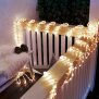 LED Lichtschlauch 10m 18W für Innen und Außen 200 LEDs Bernsteinwarmes Licht