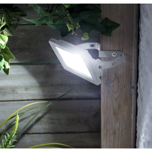 15W LED Strahler Fluter Außen 1125LM Außenstrahler, IP65 Wasserdicht 6500K Kaltweiß Weiß