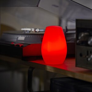 LED Steckdosen Nachtlicht Taschenlampe Weiß RGB Bunt Wandleuchte Bewegungsmelder - Oval