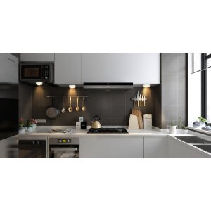 LED Spot Batterie Bewegungsmelder 3er-Set warmweiß 3000K mit 30s Timer für Innen & Außen