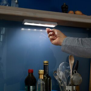 LED Batterie Beleuchtungsschiene mit Touch Knopf Warmweiß Kaltweiß Dimmbar - WW + KW