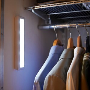 LED Batterie Beleuchtungsschiene mit Touch Knopf Warmweiß Kaltweiß Dimmbar - WW + KW + Fernbedienung