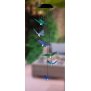Northpoint LED Solar Windspiel Schmetterling RGB Farbdurchlauf für Außen mit Dämmerungssensor 8 Stunden Akkulaufzeit