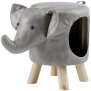 Katzenhöhle Katzenbett Hundehöhle Hundekorb im Elefanten Design - ideal für Kinderzimmer