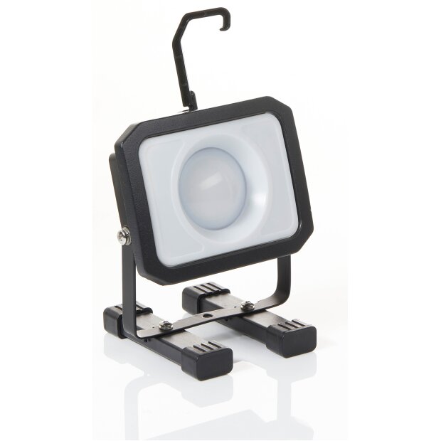 Akku LED Baustrahler Arbeitsleuchte Arbeitsscheinwerfer Arbeitsleuchte mit Haken - 20 Watt - 6600mAh