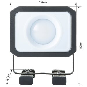 Akku LED Baustrahler Arbeitsleuchte Arbeitsscheinwerfer...