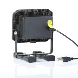 Akku LED Baustrahler Arbeitsleuchte Arbeitsscheinwerfer Arbeitsleuchte mit Haken - 20 Watt - 6600mAh