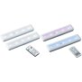 LED Batterie Beleuchtungsschiene Lichtleiste 23cm Spot 2er-Set RGB Neutralweiß mit Touch Knopf und