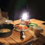 Solar Akku Outdoor Arbeitsleuchte Schwarz Campingleuchte mit Powerbank Funktion 10000mAh wasserfest
