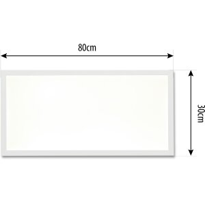 LED Panel 60W mit RGB Backlight Hintergrundbeleuchtung Warmweiß / Kaltweiß - Rechteckig 80x30 60W