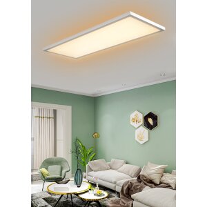 LED Panel 60W mit RGB Backlight Hintergrundbeleuchtung Warmweiß / Kaltweiß - Rechteckig 80x30 60W